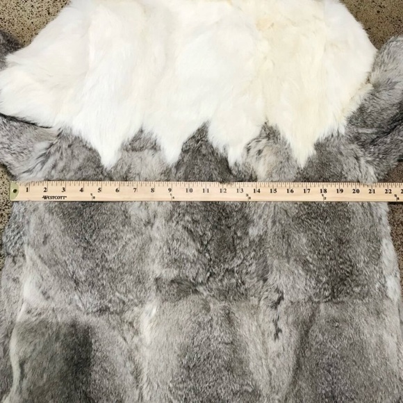 Genuine Rabbir Fur Coat Women size Medium - Picture 15 of 16
